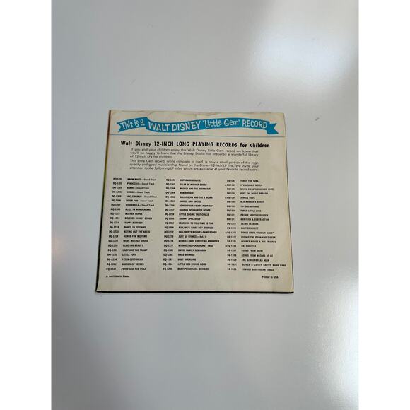 Vintage Disney Snow White and the Seven Dwarfs 1968 Vinyl Lp Record - Picture 7 of 8